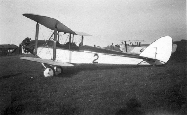 lympne 1926 g-ebou dh moth g-ebjh hawker cygnet 0016-0093
